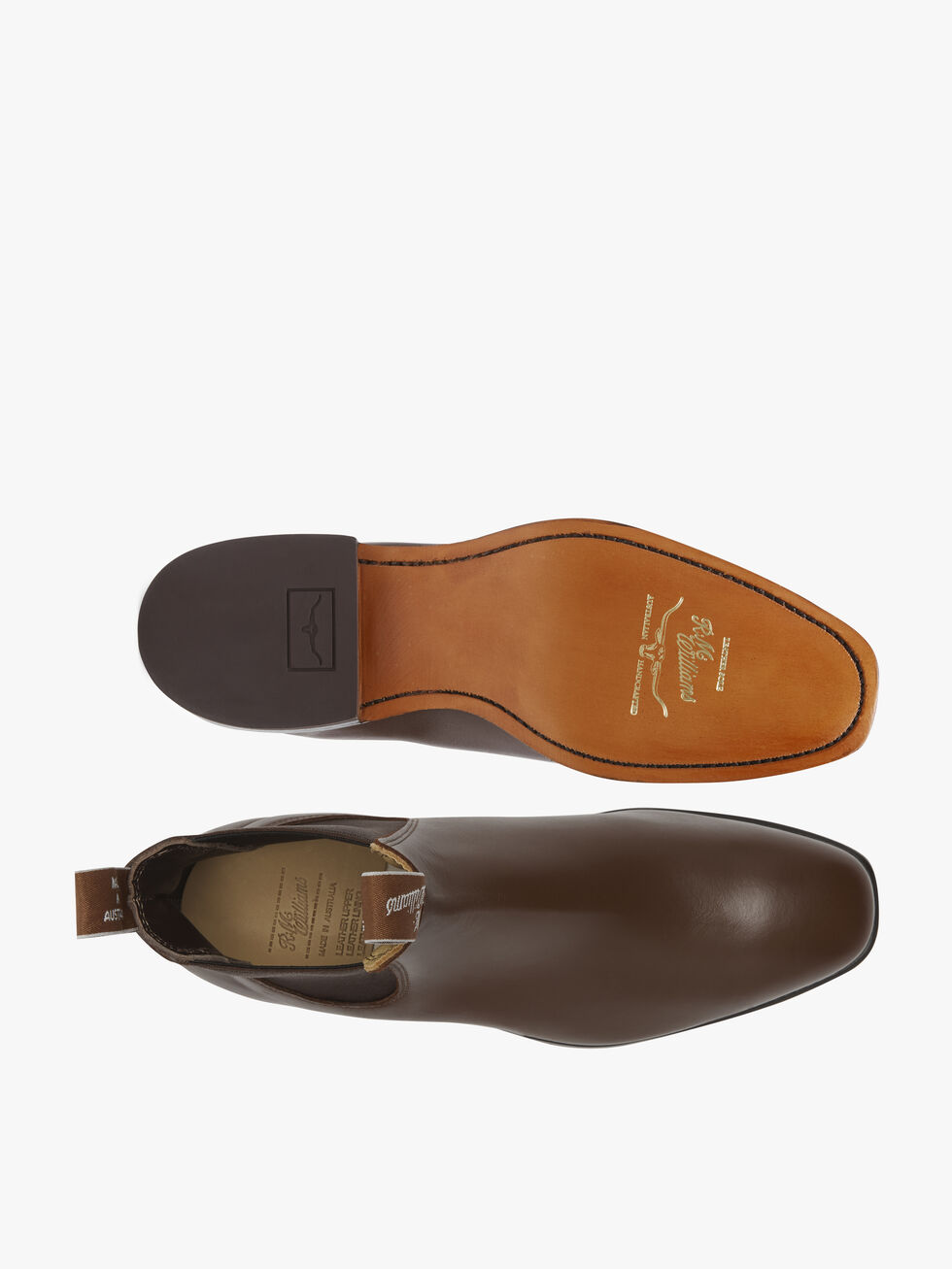 Craftsman Leather Sole Chestnut G,H Fit - Wallers Mildura