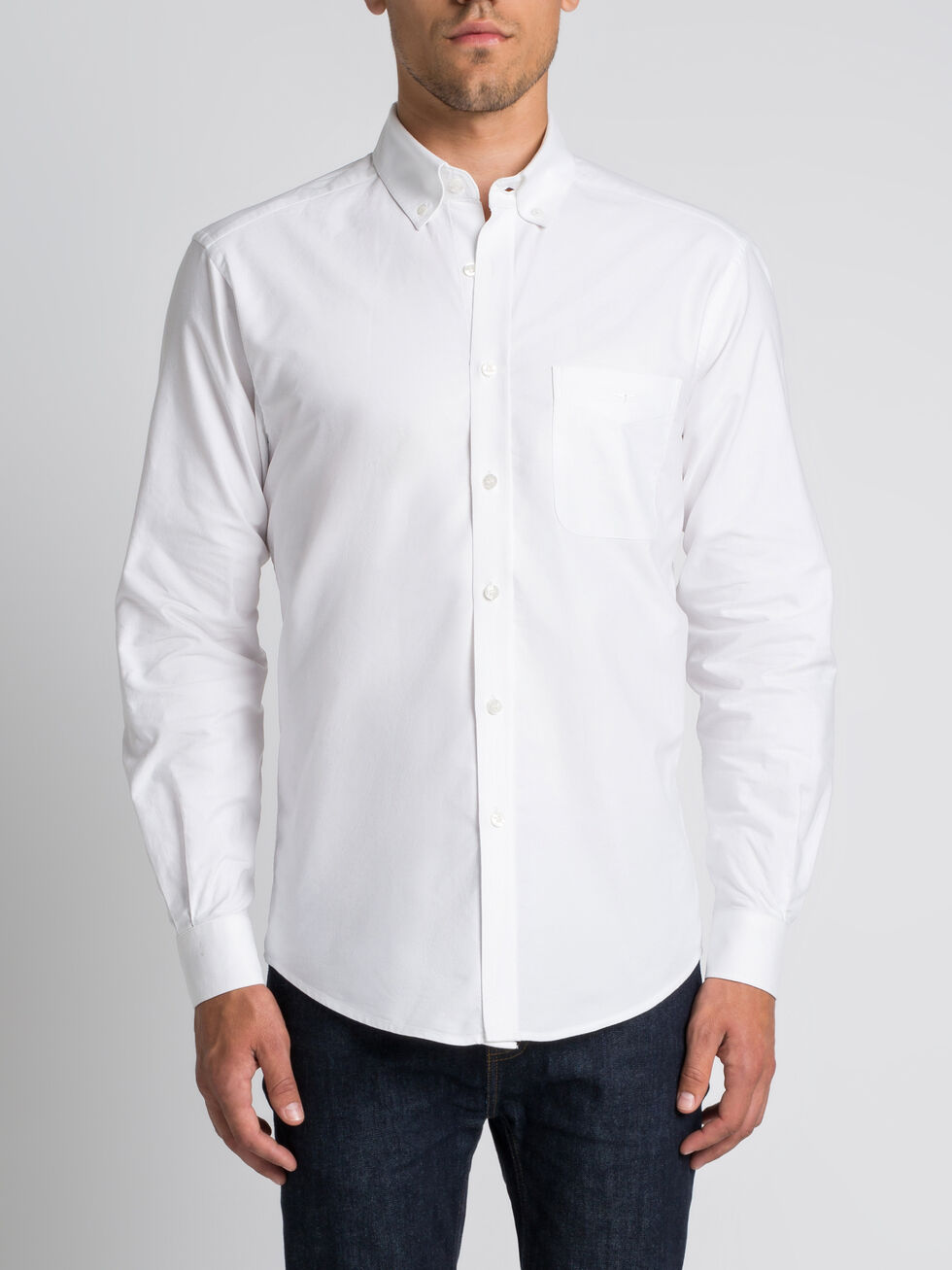 Collins White Shirt - Wallers Mildura
