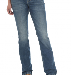 Wrangler Mae Mid Rise, Boot Cut Jean