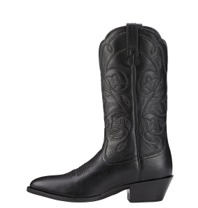 Ladies Heritage Western Boot Black