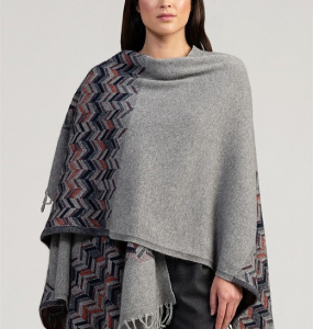 Merino Mink Escher Wrap