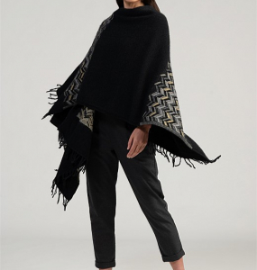 Merino Mink Escher Wrap