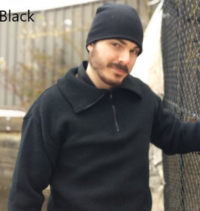 Interknit Zip Neck Work Jumper