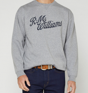Mens Script Crew Sweater
