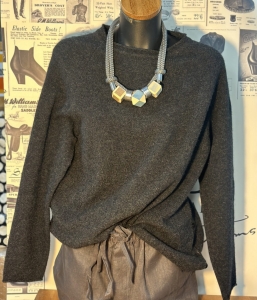 Native World Women’s Button Down Possum Merino Silk Sweater