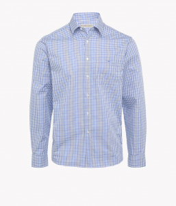 Collins Blue Check Shirt