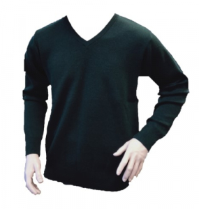 Interknit Vee Neck Navy